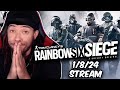 MY FIRST TIME PLAYING RAINBOW SIX SEIGE!!! (Rainbow Six Seige) 1/8/24 STREAM
