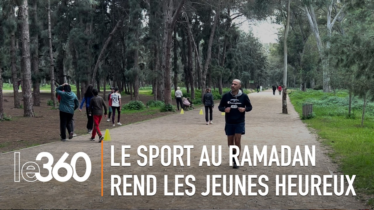 Immersion dans la splendide forêt urbaine IbnSina pour suivre les amateurs du sport en plein ramadan