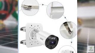 Review - Universal Vertical Pole Corner Mount Bracket for Security Camera, Stainless Stee