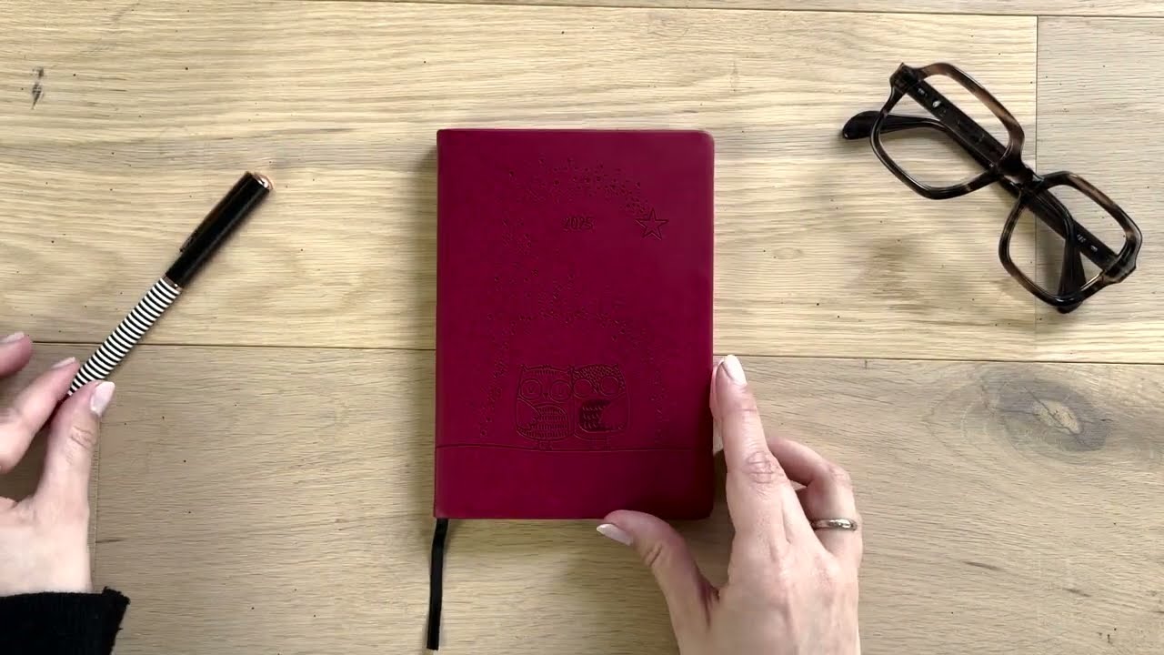 Terminplaner A6 im Lederlook