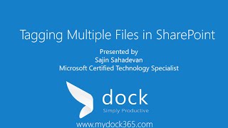 Tagging Multiple Documents/Files in Microsoft SharePoint Wealth