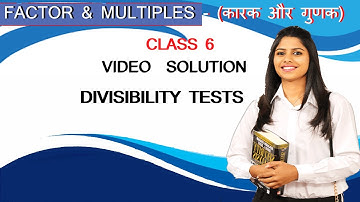 NCERT FACTOR & MULTIPLES /playing with numbers class 6