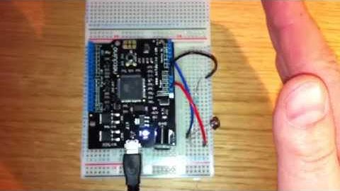 Light sensor with Netduino