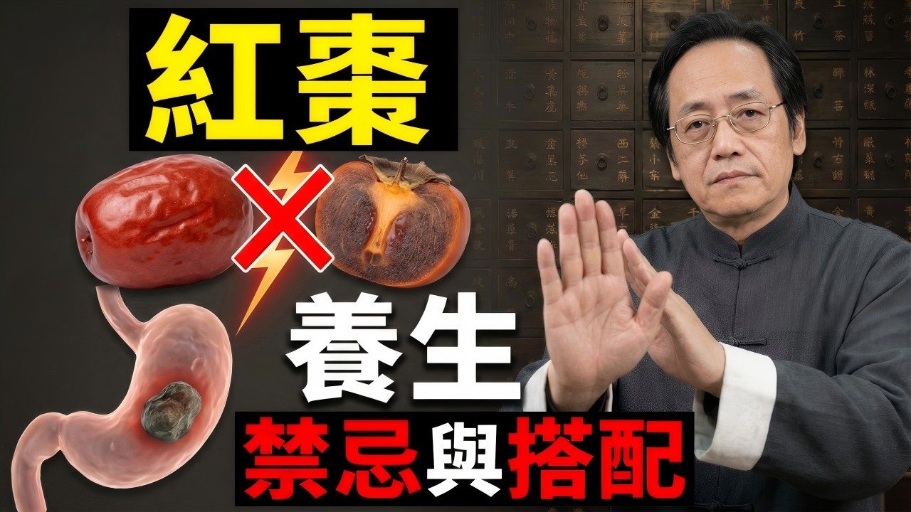 【停止餵毒】紅棗配這5物=吃砒霜！90%的人第一步就錯了，脾胃瞬間停擺！神仙難救的「自殺式養生」，你家餐桌上肯定有！#倪海廈 #中醫 #養生 #紅棗 #健康 #食療 #脾胃 #氣血 #經方派