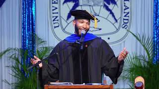Dr  Adam O gives UVI Commencement 2026 AAS Campus Keynote Address
