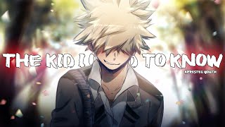 NIghtcore - The kid i used to know (Lyrics)