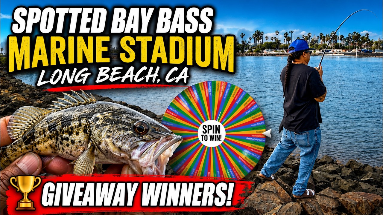 I Fished Marine Stadium… Then Announced the Giveaway Winners! 🎣🏆