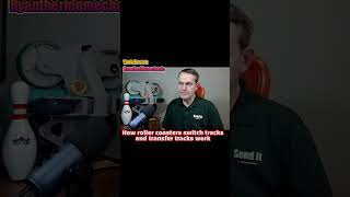 How roller coasters switch tracks and transfer tracks work intro #shorts