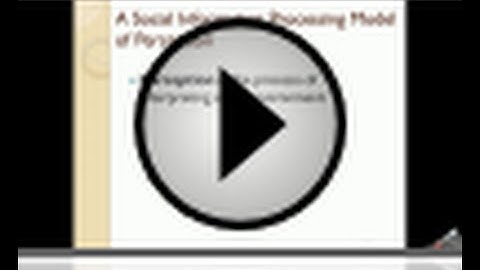 Perceptions and Attributions Case 1