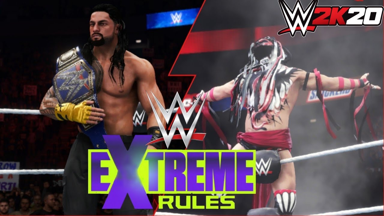 WWE2K20 ROMAN REIGNS VS THE DEMON FINN BALOR (EXTREME RULES)