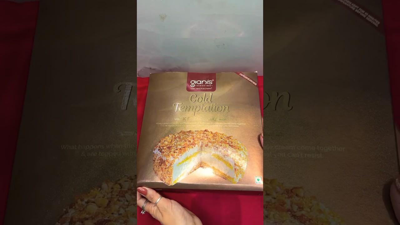 Gianis Gold Temptation Ice Cream Cake 