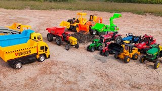 Excavator full loaded hmt 5911 tractor trolley | Toy Tractor you tube | Toy Excavator | Toyz Ology screenshot 1