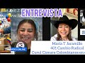 Maria T Jaramillo la mujer que está con el sombrero por los migrantes COLOMBIANOS!