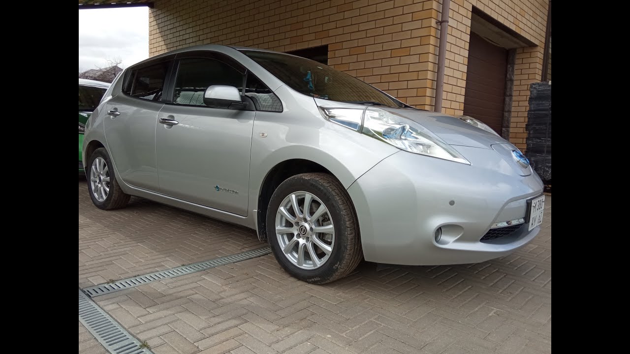Nissan leaf зимой