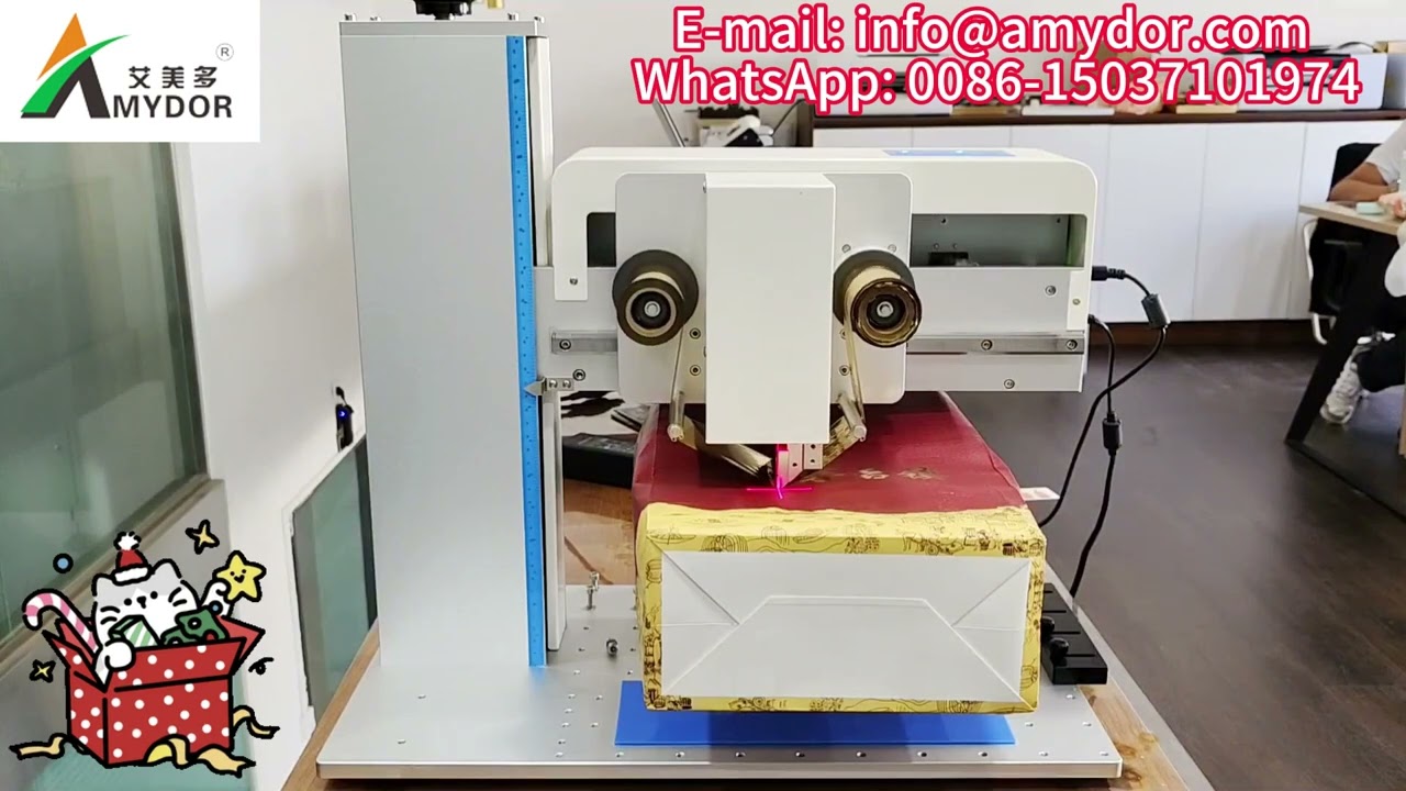 Portable Paper Bags Gift Bags LOGO Hot Foil Stamping Printing Machine Amydor 8025D Foil Printer