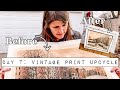 25 Days of Thriftmas - Day 7: Vintage Print found at the Goodwill Bins - Let&#39;s Upcycle It!