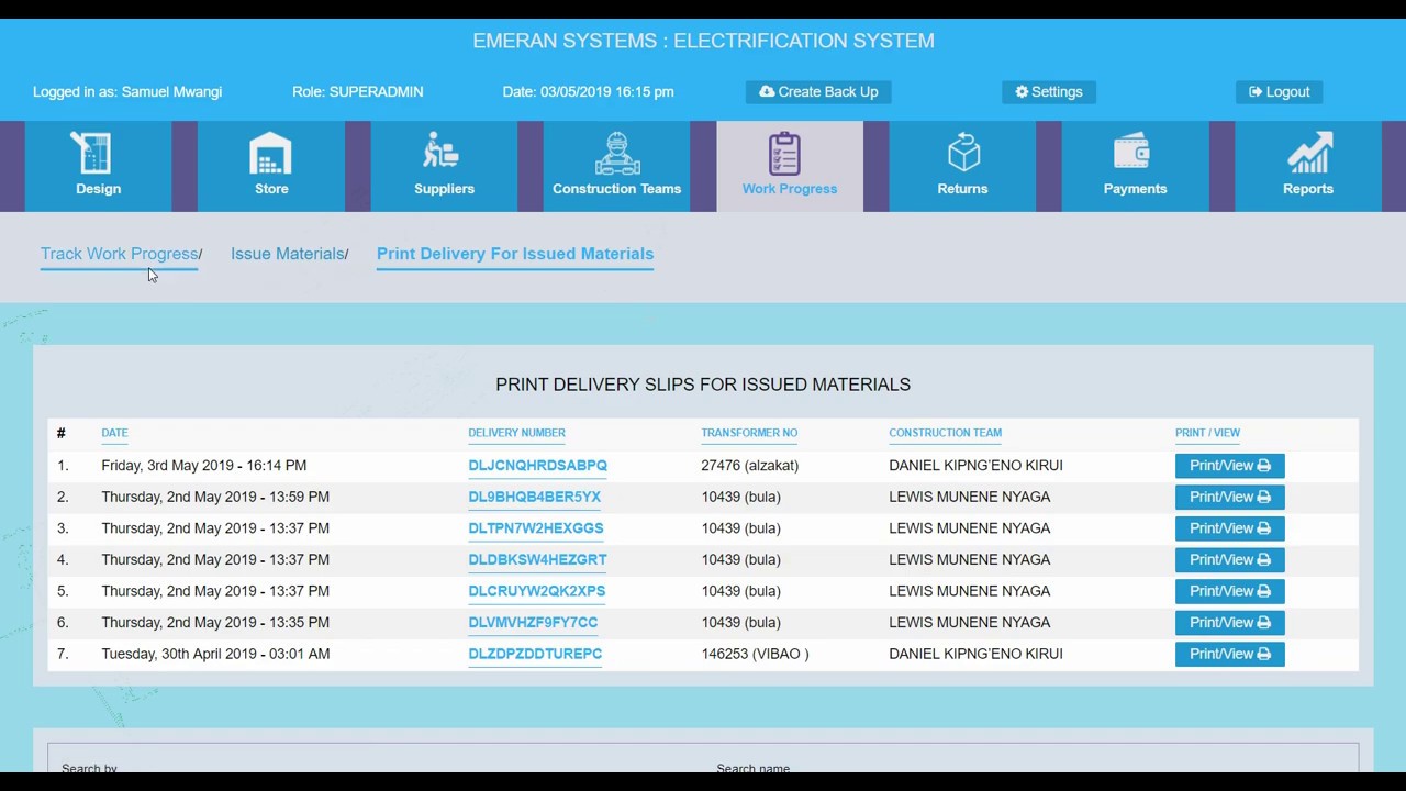 Part 4: Assigning a Transformer , Issuing Materials & Tracking Work ...