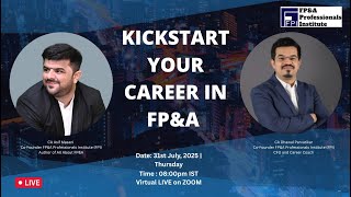Kickstart Your Career in FP&A | July 2025