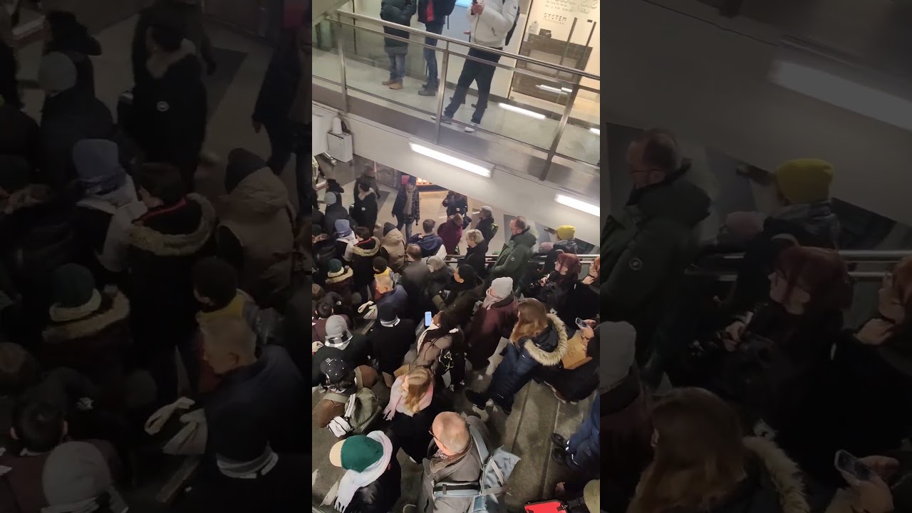 First BVG strike day: State of emergency at Friedrichstraße!