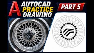 AutoCAD Training  Practice Drawing – Part 5