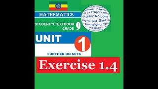 Mathematics Grade 9 Unit 1 Exercise 1.4 from new textbook@mathT_21​