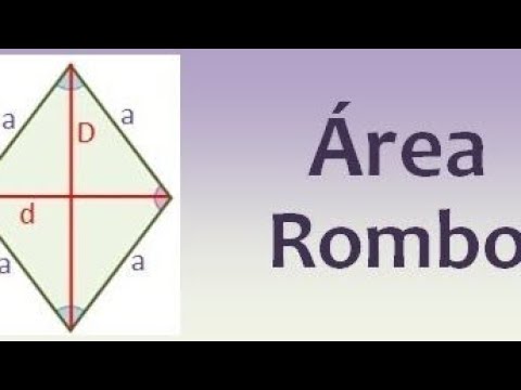 CALCULO DE UN ROMBO/Demostración y ejemplos - YouTube