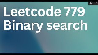 Kth Symbol in Grammar | JAVA (Binary Search)