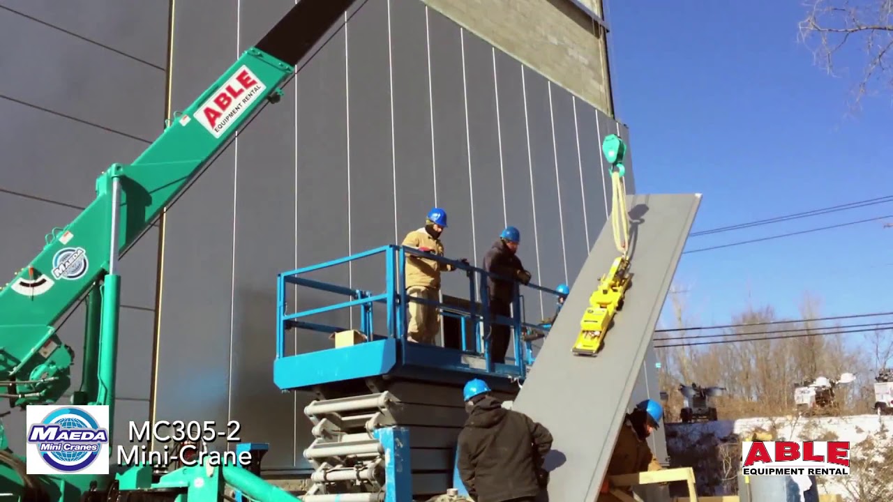 ABLE Equipment Rental's Maeda Mini Cranes YouTube