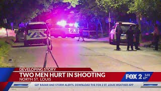 2 men shot in late night shooting in north St. Louis