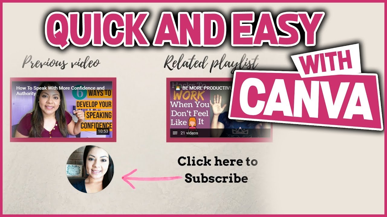 How To Make Your YouTube Endcard/Outro Using Canva Create A YouTube