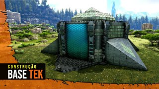 How to MAKE a BIG TEK BASE in Ark - Tek House