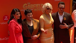 The Garfield Movie | World Premiere Red Carpet Highlights | Chris Pratt, Hannah Waddingham