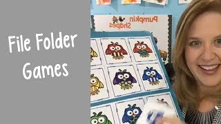 Famous PreK Morning Work - File Folder Games Wealth