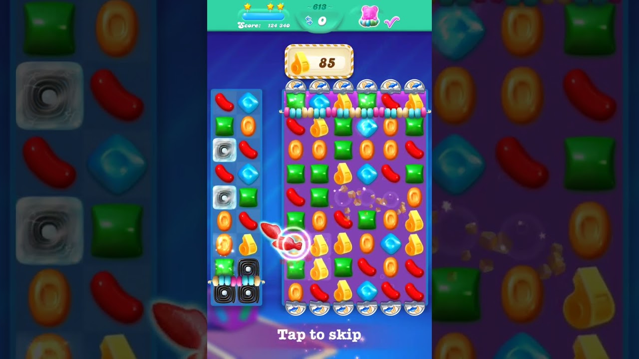 Candy Crush Soda Saga | ASMR 🎮 | HARD LEVEL 613-615 | Pure Game Sounds