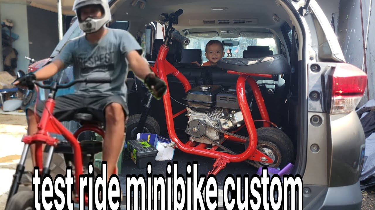 motor custom mini part 2 ( tets ride )