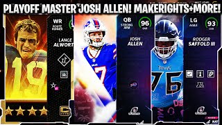 PLAYOFF MASTER JOSH ALLEN REVEALED MAKERIGHTS, TEAM CAPTAIN UPGRADE, AND MORE | MADDEN 22