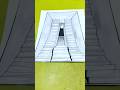 This 3D Stair Drawing Will Fool Your Eyes 😲 #shorts