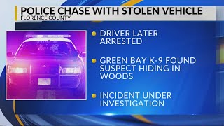 Florence County Chase with Stolen Vehicle