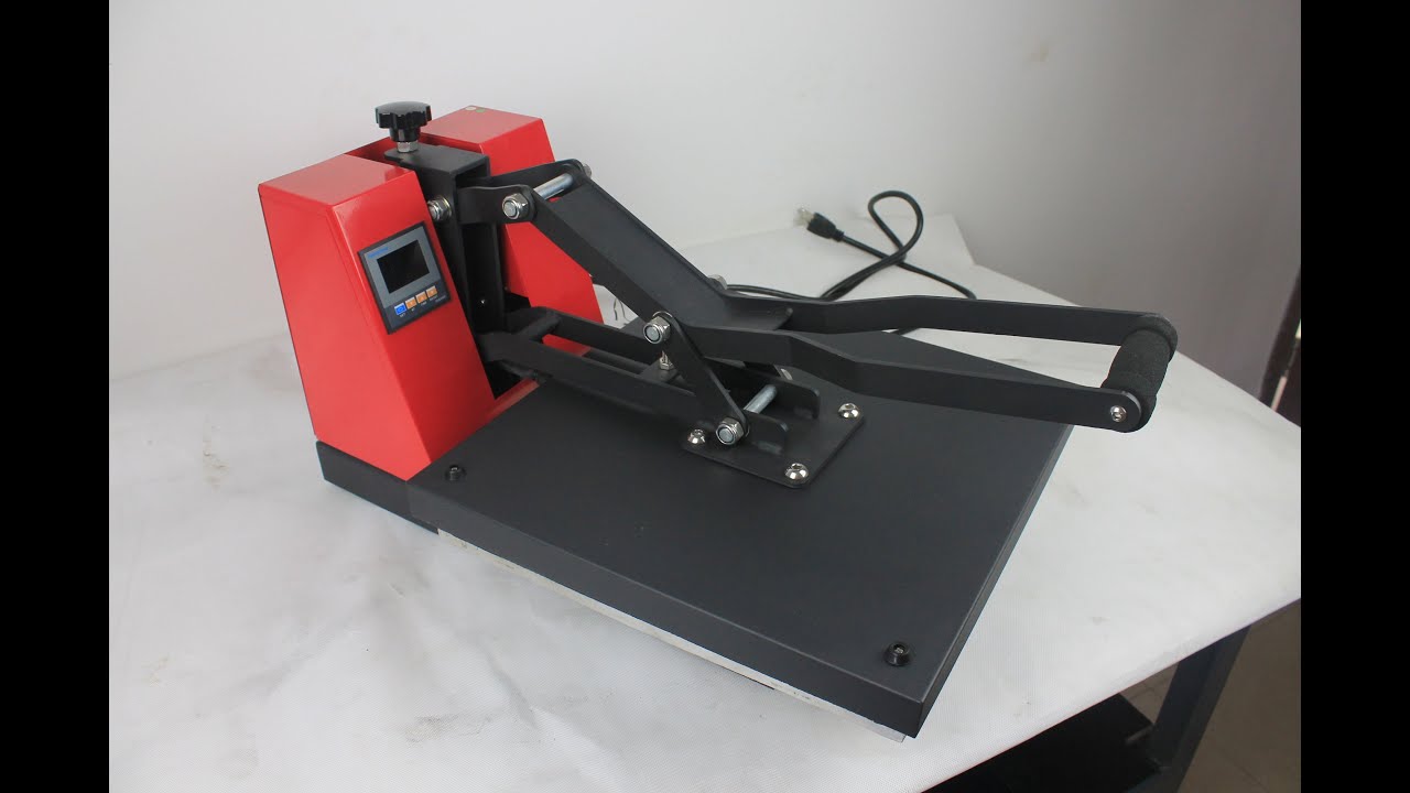 XIN HONG® Clam Cheap Heat Press HP3802 ( with LCD Panel ) Operation