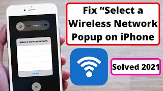 How to Fix “Select a Wireless Network” Popup Message on iPhone screenshot 1