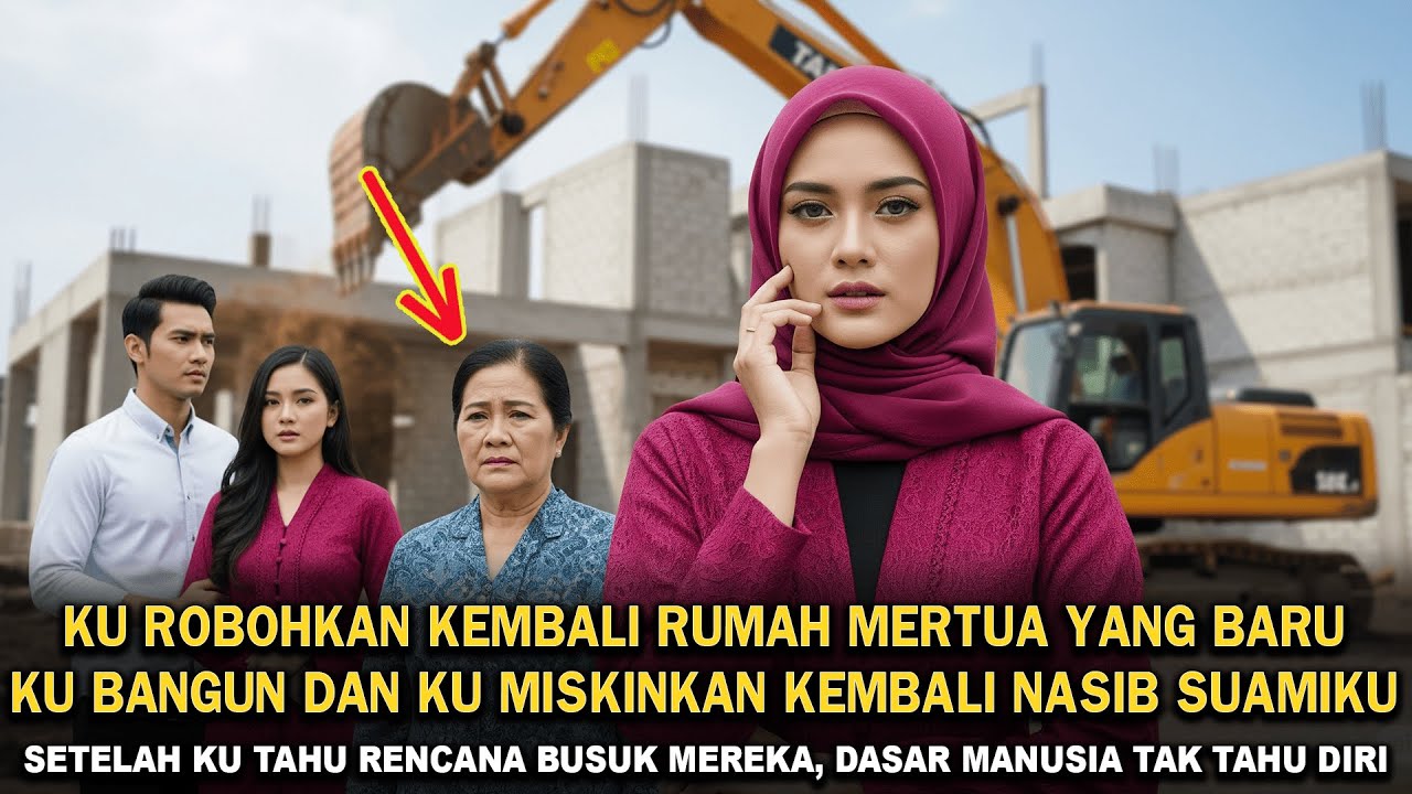 KU ROBOHKAN KEMBALI RUMAH MERTUA YANG BARU KU BANGUN LALU KU MISKINKAN KEMBALI NASIB SUAMI JAHAT