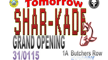 SHAR-KADE grand opening