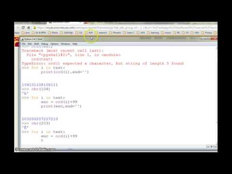 ord and chr functions in python