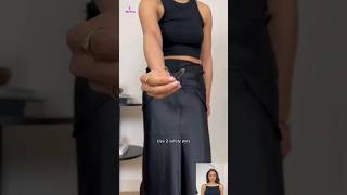 😱 Fixing Too Big Dress With Safety Pins And Shoe Lace #shorts 😱 Fixing Too Big Dress With Safety Pins And Shoe Lace #shorts