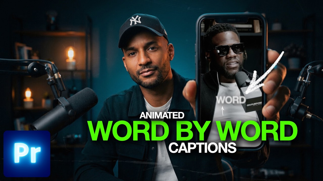 How to Create Smooth Word by Word Captions in Premiere Pro (Slow Tutorial)