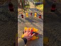 Color Bottle Crashing #crushing #experiment # #bottle #crushingstuff #relaxing #satisfying