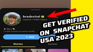 How To Get Verified Snap Star On Snapchat 2024