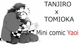 Tanjiro x Tomioka comic dub 👉👈YAOI🤫 (Luitaro Is not real xd)