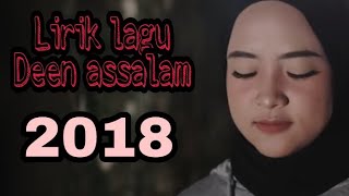 Nissa sabyan - deen assalam lirik lagu