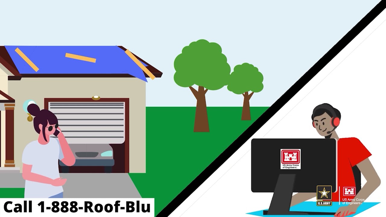 USACE offers phone number to resolve blue roof installation concerns